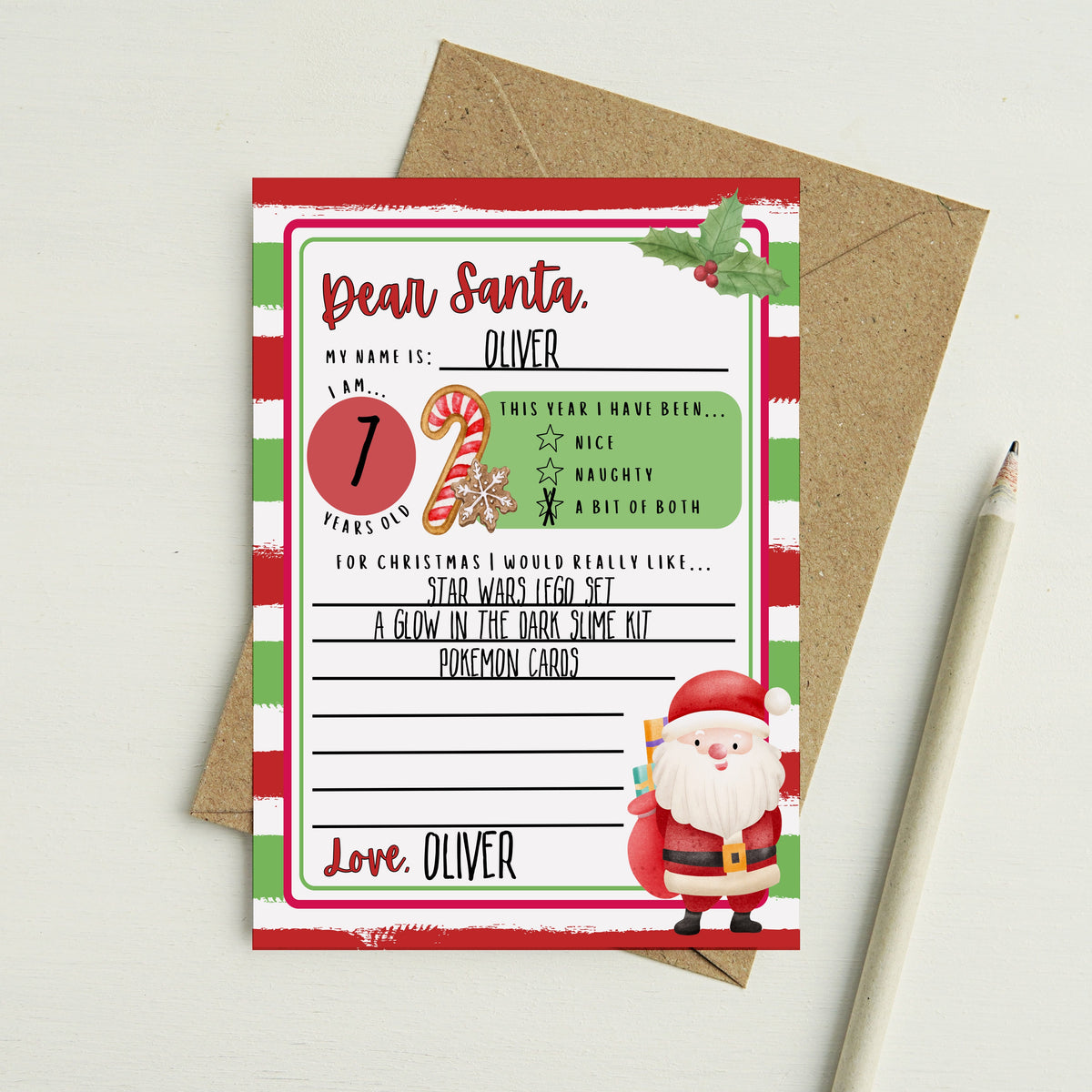 Christmas List Template Printable | Letter To Santa | Ollie + Hank christmas-list-template-printable-letter-to-santa-ollie-hank