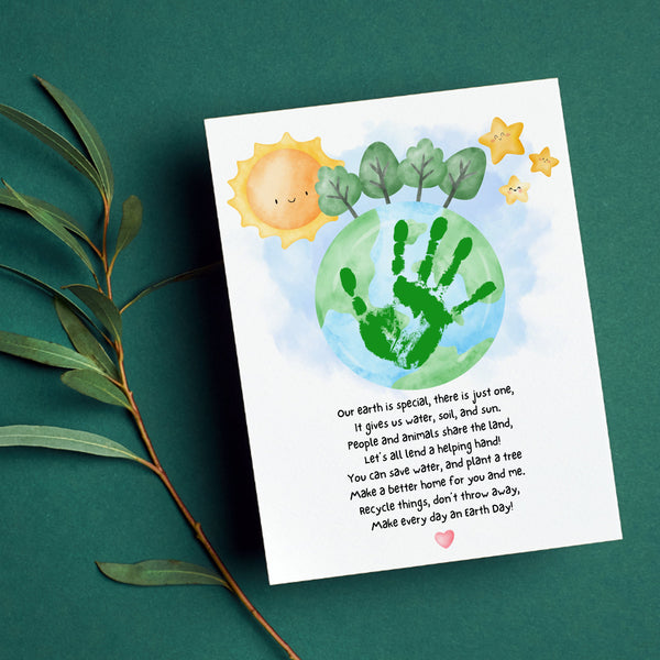 Earth Day Handprint Art | Ollie + Hank