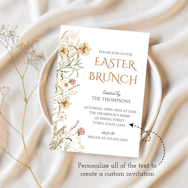 Easter Invitation | Easter Brunch Invitation | Ollie + Hank