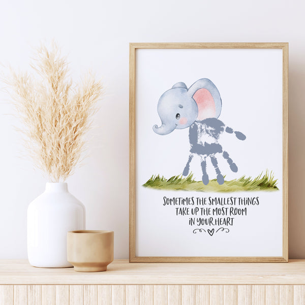 Elephant Handprint Art | Ollie + Hank