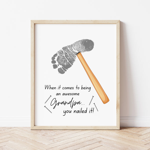 Father's Day Craft For Grandpa | You Nailed It | Ollie + Hank