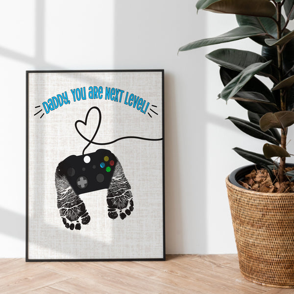 Fathers Day Footprint Crafts | Ollie + Hank