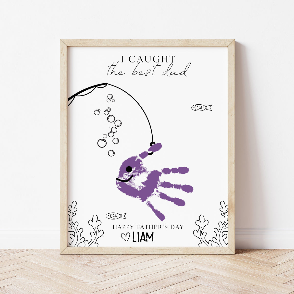 Fathers Day Handprint | Fish Handprint Art | Ollie + Hank fathers-day-handprint-fish-handprint-art-ollie-hank