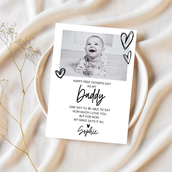 First Fathers Day Card | Happy First Fathers Day Card | Ollie + Hank