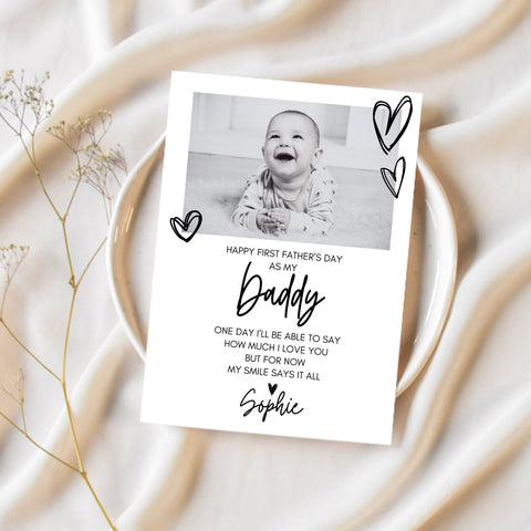 First Fathers Day Card | Happy First Fathers Day Card | Ollie + Hank