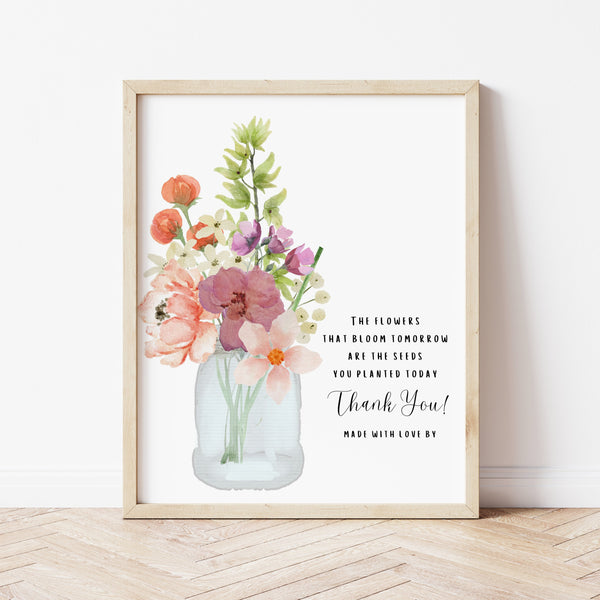 Teacher Appreciation Craft | Flower Handprint Art | Ollie + Hank