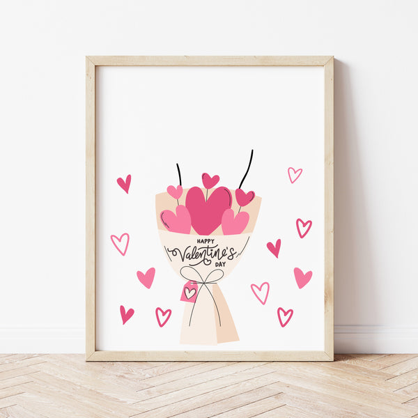 Valentine Craft Handprint | Flower Handprint Craft | Ollie + Hank