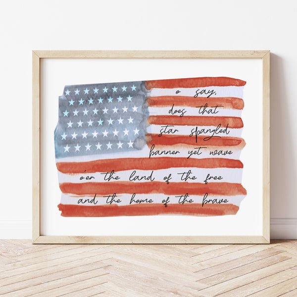 Fourth Of July Art | Ollie + Hank