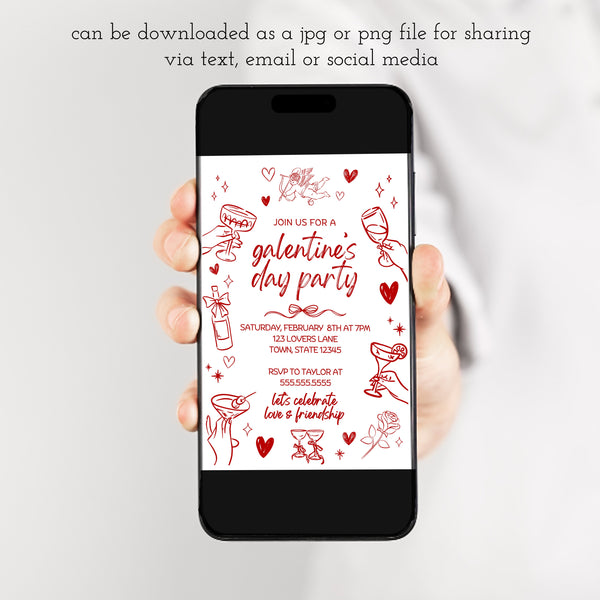 Galentines Day Party | Galentines Day Invitation | Ollie + Hank