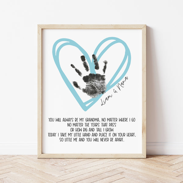 Grandparents Day Activities | Grandparents Day Handprint Craft | Ollie + Hank