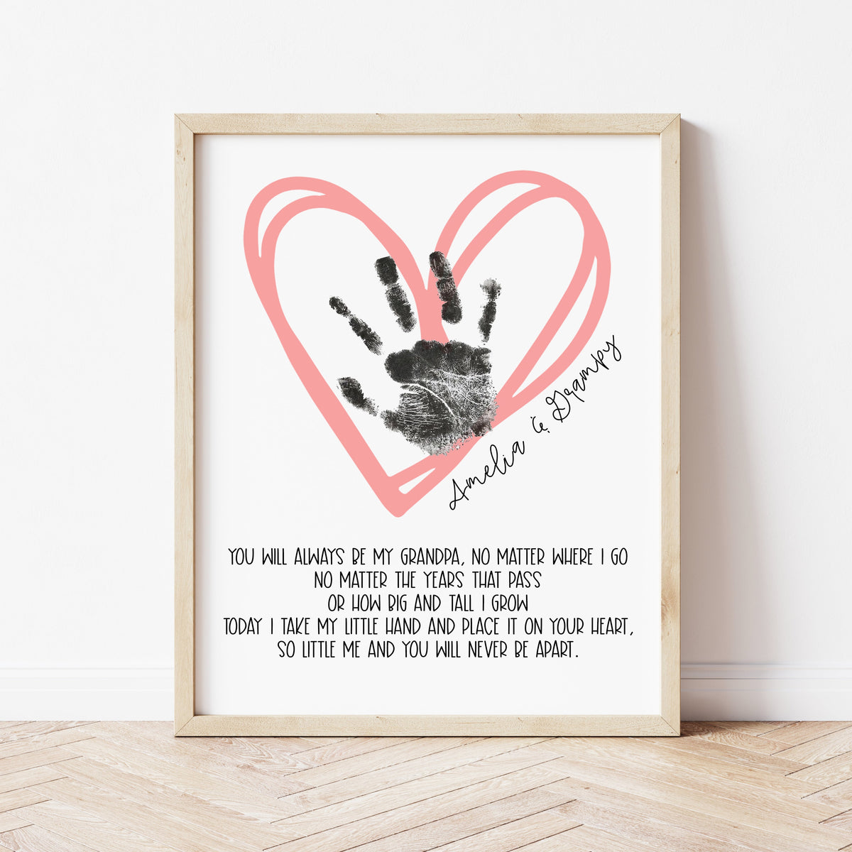 Grandparents Day Handprint Craft Ollie Hank1