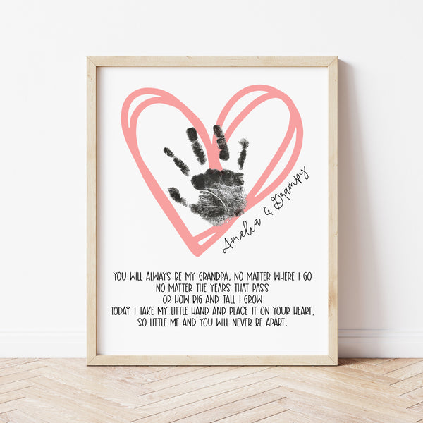 Grandparents Day Activities | Grandparents Day Handprint Craft | Ollie + Hank