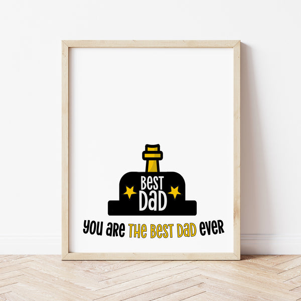 Best Dad Award | Handprint Art For Father's Day | Ollie + Hank