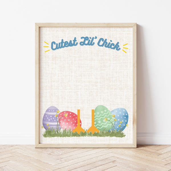 Easter Chick Craft | Handprint Chick | Ollie + Hank