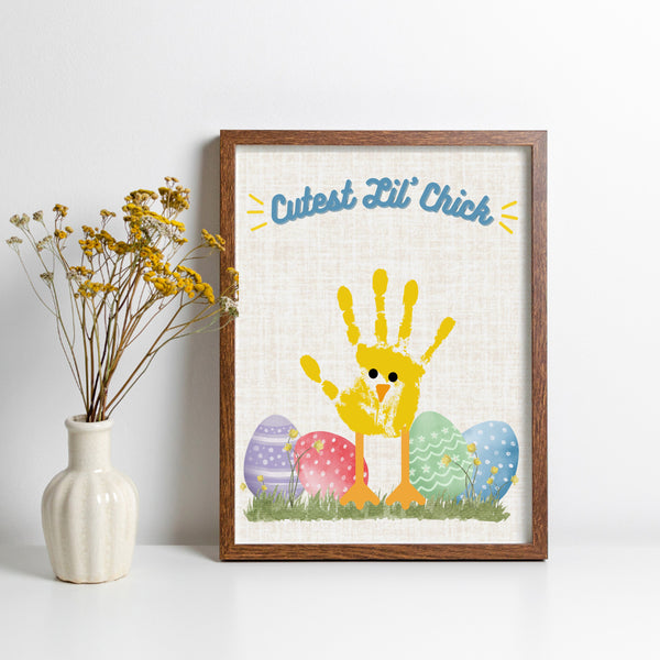 Handprint Chick Craft | Ollie  + Hank