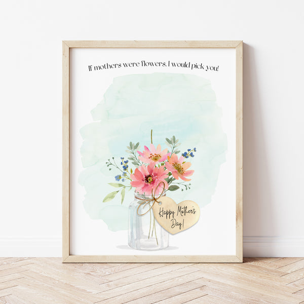 Mother's Day Handprint Art | Handprint Flower Bouquet | Ollie + Hank