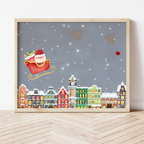 Christmas Handprint Crafts | Handprint Santa And Reindeer | Ollie + Hank