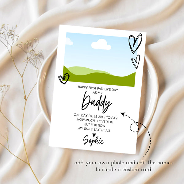 First Fathers Day Card | Happy First Fathers Day Card | Ollie + Hank