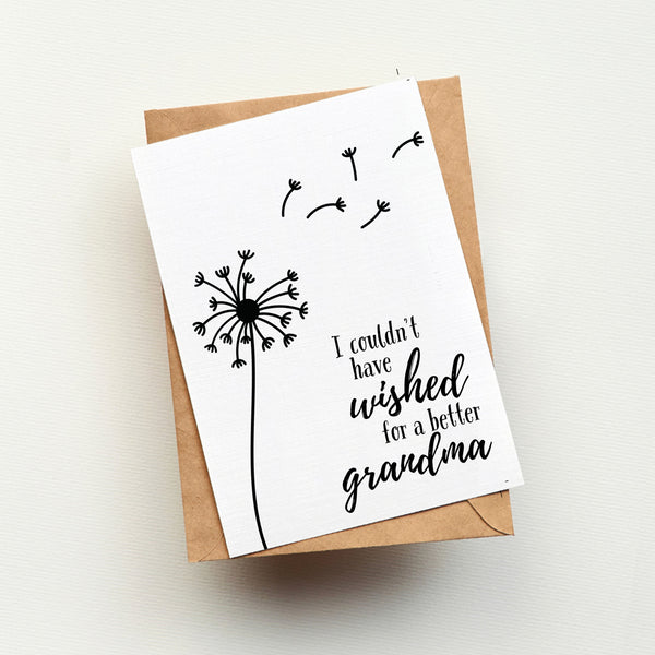 Grandma Birthday Card | Homemade Birthday Card For Grandma | Ollie + Hank