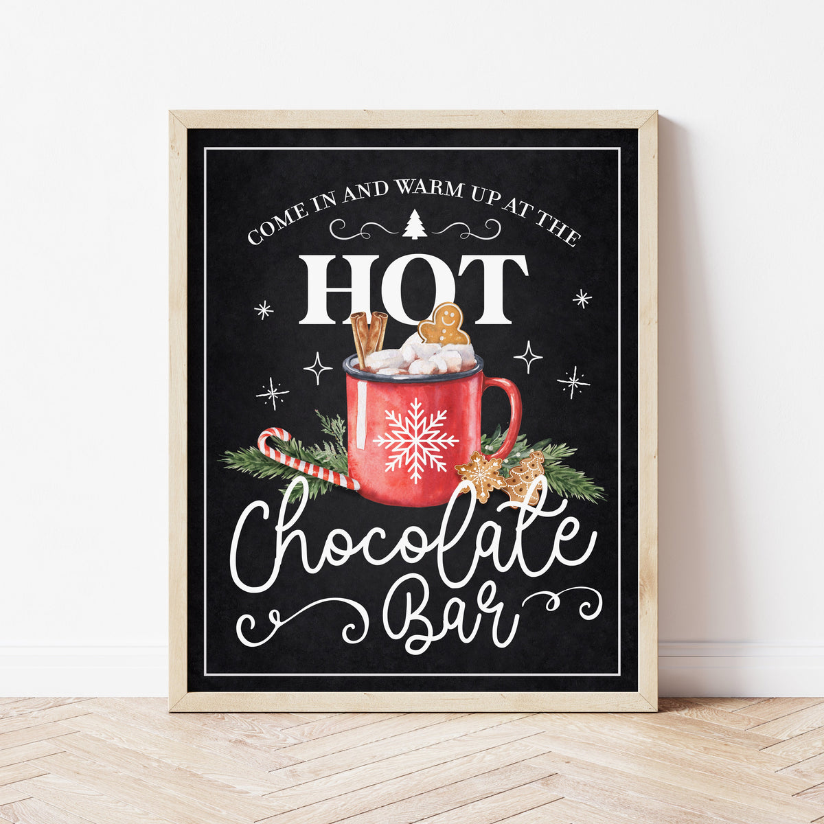 hot cocoa bar sign | ollie + hank