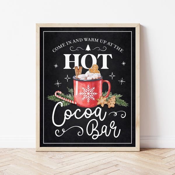Hot Chocolate Bar Sign | Hot Cocoa Bar Sign | Ollie + Hank