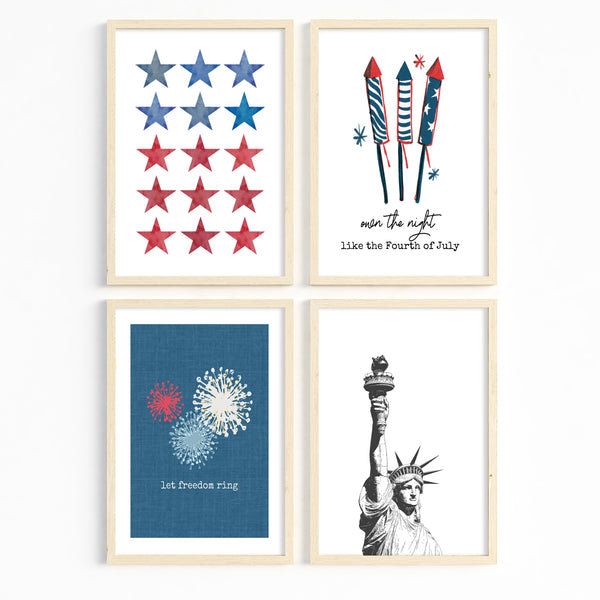 4th Of July Art | Independence Day Artwork | Ollie + Hank