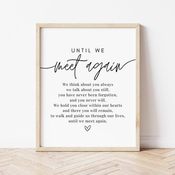 In Memory Sign Wedding | Wedding Memorial Sign | Ollie + Hank