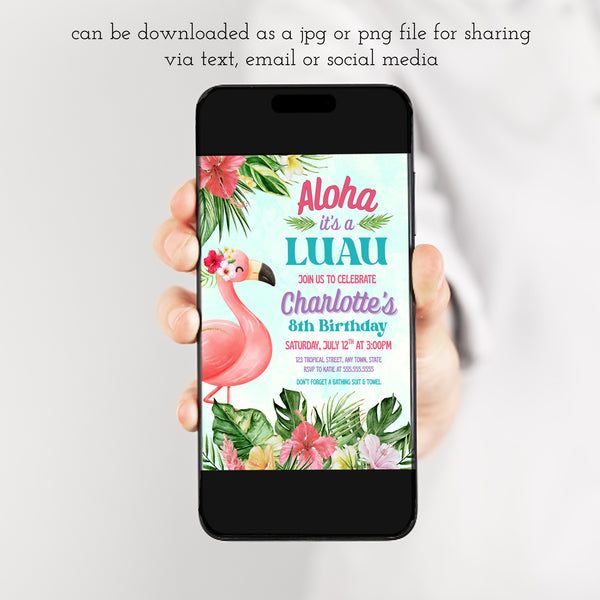 Tropical Birthday Invitation | Aloha Birthday Invitation | Ollie + Hank