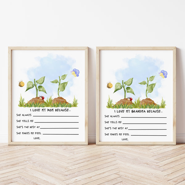 Mothers Day Handprint Crafts | Mothers Day Craft Printable | Ollie + Hank