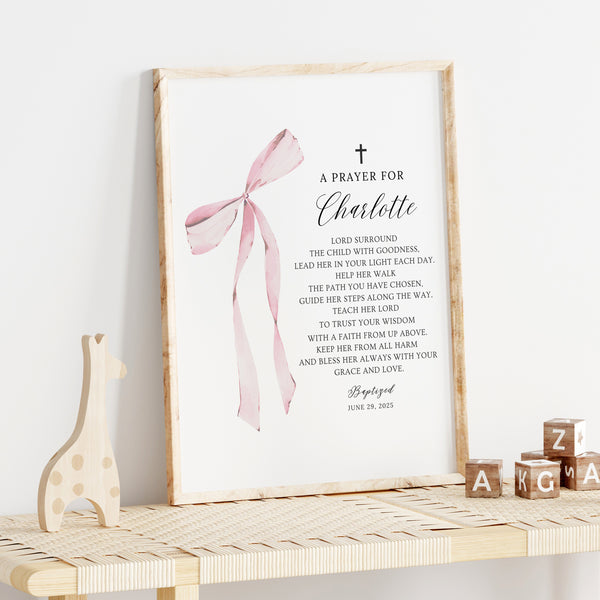 Baptism Gift For Girl | Personalized Baptism Gift | Ollie + Hank