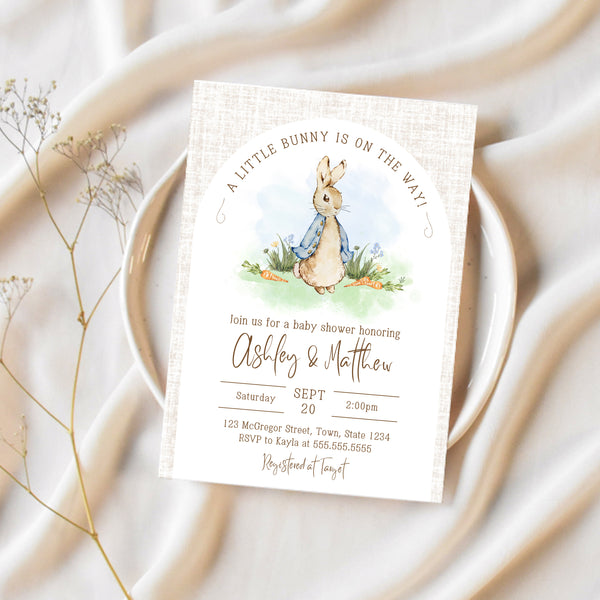 Peter Rabbit Baby Shower | Peter Rabbit Invitations | Ollie + Hank