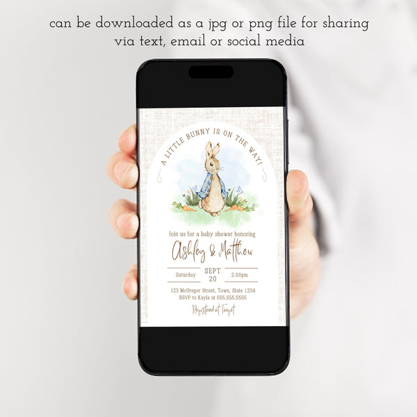 Peter Rabbit Baby Shower | Peter Rabbit Invitations | Ollie + Hank
