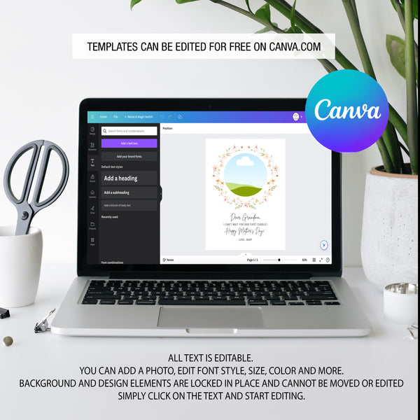 Mothers Day Card From Bump | Pregnancy Announcement To Grandma | Ollie + Hank