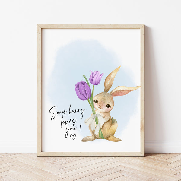 Handprint Bunny Craft | Some Bunny Loves You | Ollie + Hank