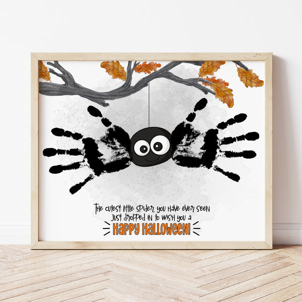 Spider Crafts For Toddlers | Spider Handprint Craft | Ollie + Hank