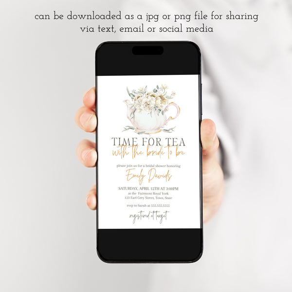 Tea Party Bridal Shower | Tea Party Bridal Shower Invitations | Ollie + Hank