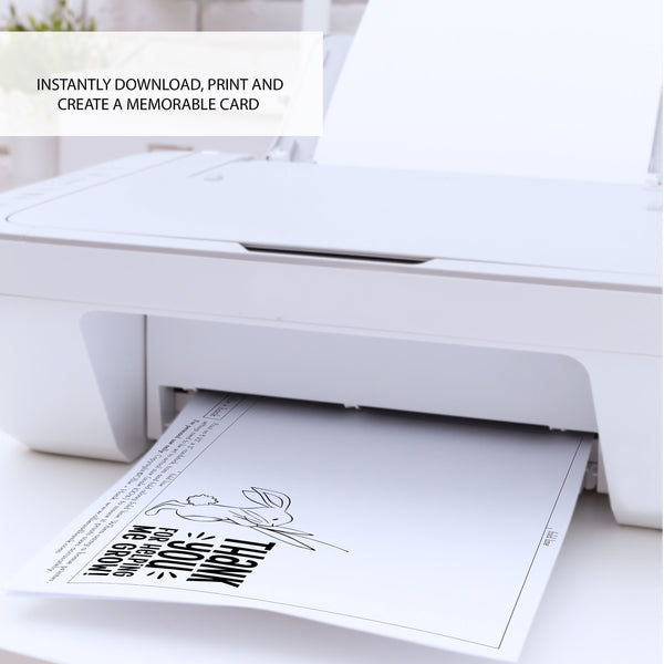 Thank You Card Daycare Teacher | Thank You For Helping Me Grow Card | Ollie + Hank