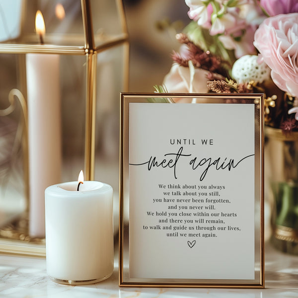 In Memory Sign Wedding | Wedding Memorial Sign | Ollie + Hank
