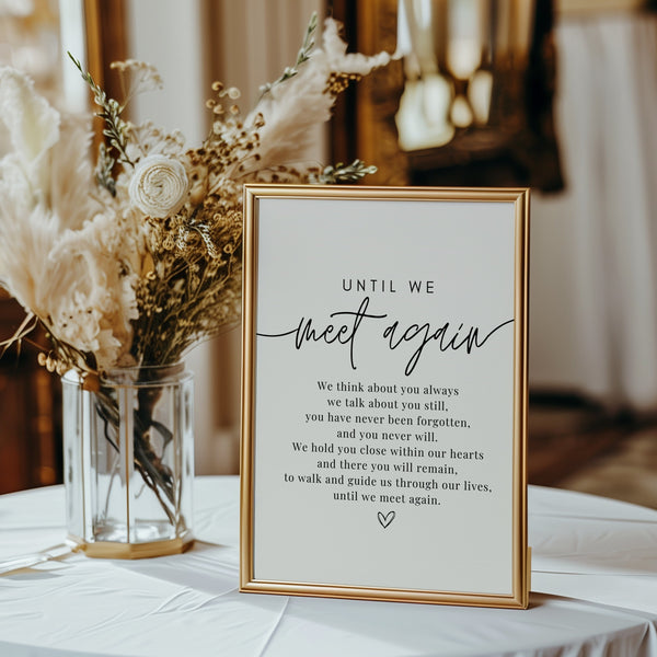 In Memory Sign Wedding | Wedding Memorial Sign | Ollie + Hank
