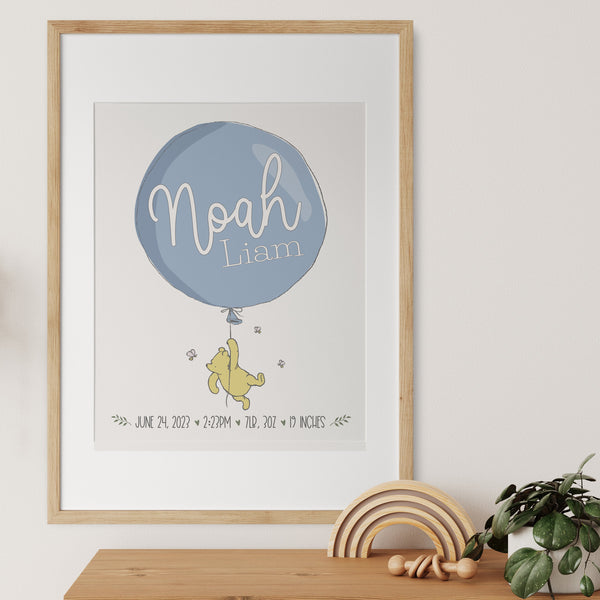 Winnie The Pooh Wall Art For Nursery | Ollie + Hank