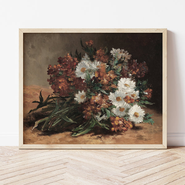 Autumn Oil Painting | Fall Flowers Painting | Ollie + Hank