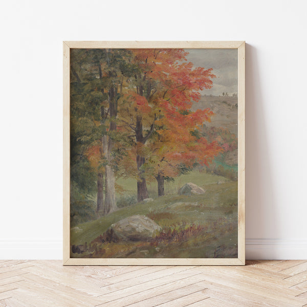 Autumn Scenery Painting | Autumn Tree Painting | Ollie + Hank