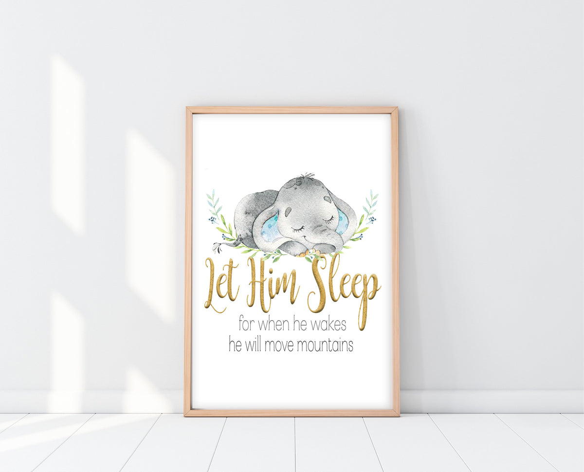 Elephant nursery outlet decor boy