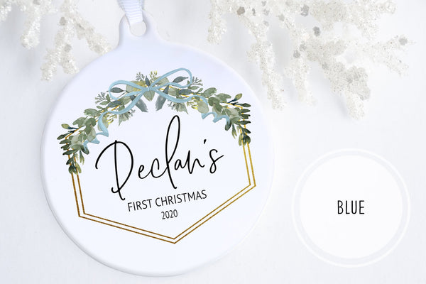 Baby's First Christmas Ornaments 2019 | Ollie + Hank