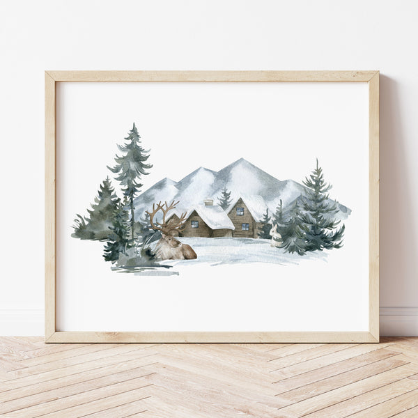 Christmas Wall Art | Winter Wonderland Art | Ollie + Hank