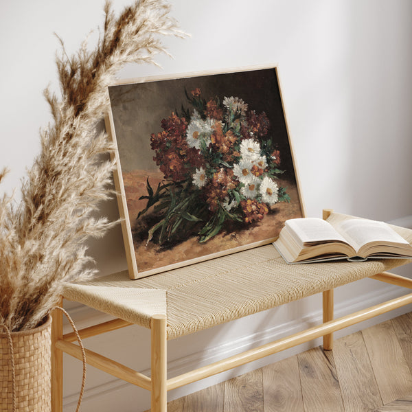 Autumn Oil Painting | Fall Flowers Painting | Ollie + Hank