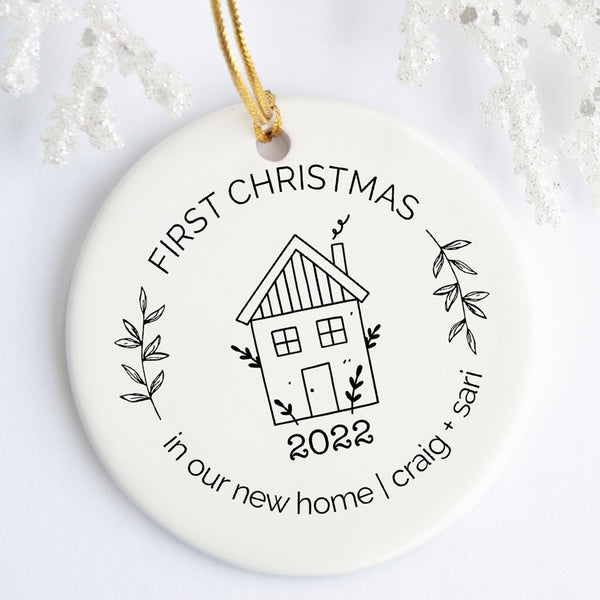 First Home Christmas Ornament | First Christmas In Our New Home Ornament
