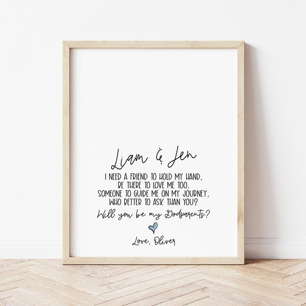 Godparents Proposal Gifts
