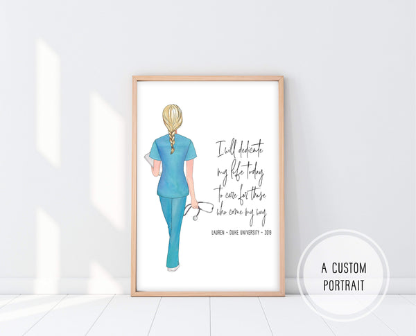 Graduation Gifts For Nurses | Nurse Print | Ollie + Hank