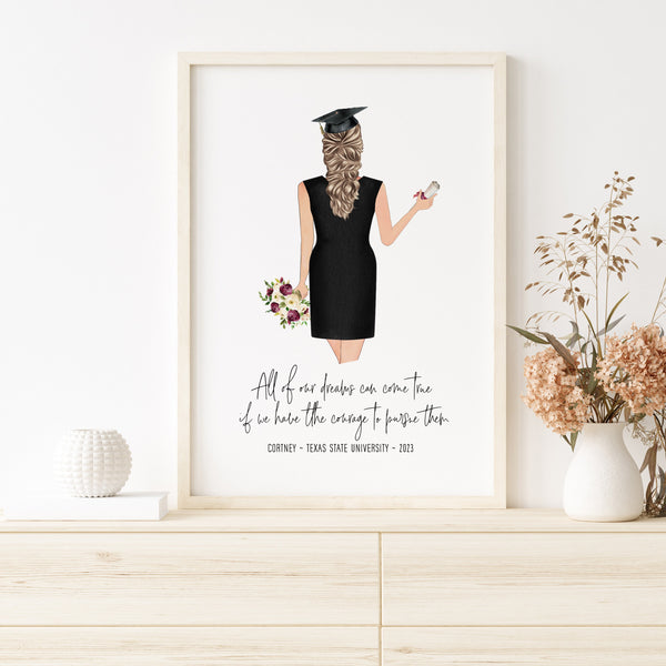 Graduation Gift Ideas For Her | Graduation Print | Ollie + Hank